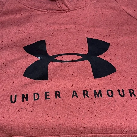 Under Armour Women's Rust & Black Hoodie - Picture 3 of 4